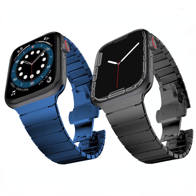 Suitable for Apple Watch Band Apple Watch UItra 8 One Bead Metal Stainless Steel Watch Band iWatch