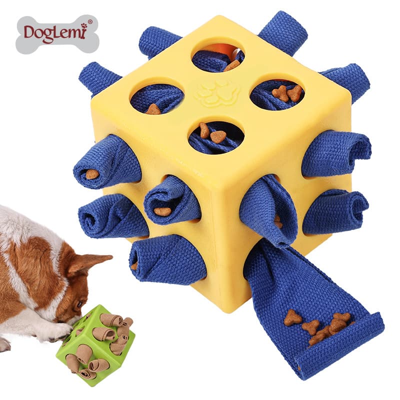 Pet Treat Dispensing Dog Puzzle Toy, Teeth Cleaning, Interactive Treat Dispensing Toy for Dogs