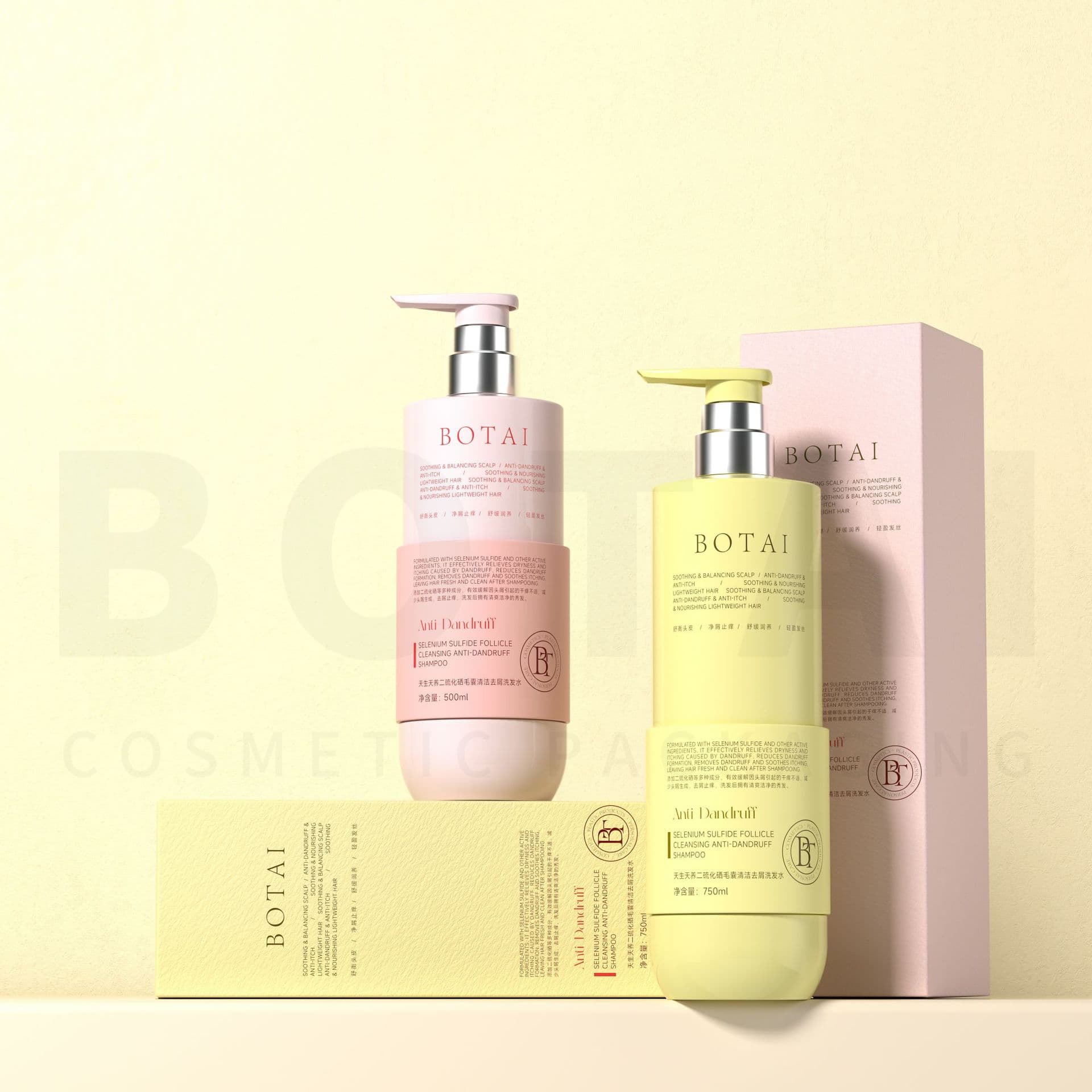 Popular 500ml shower gel 750ml plastic round bottle push-type pump shampoo shower gel care packaging