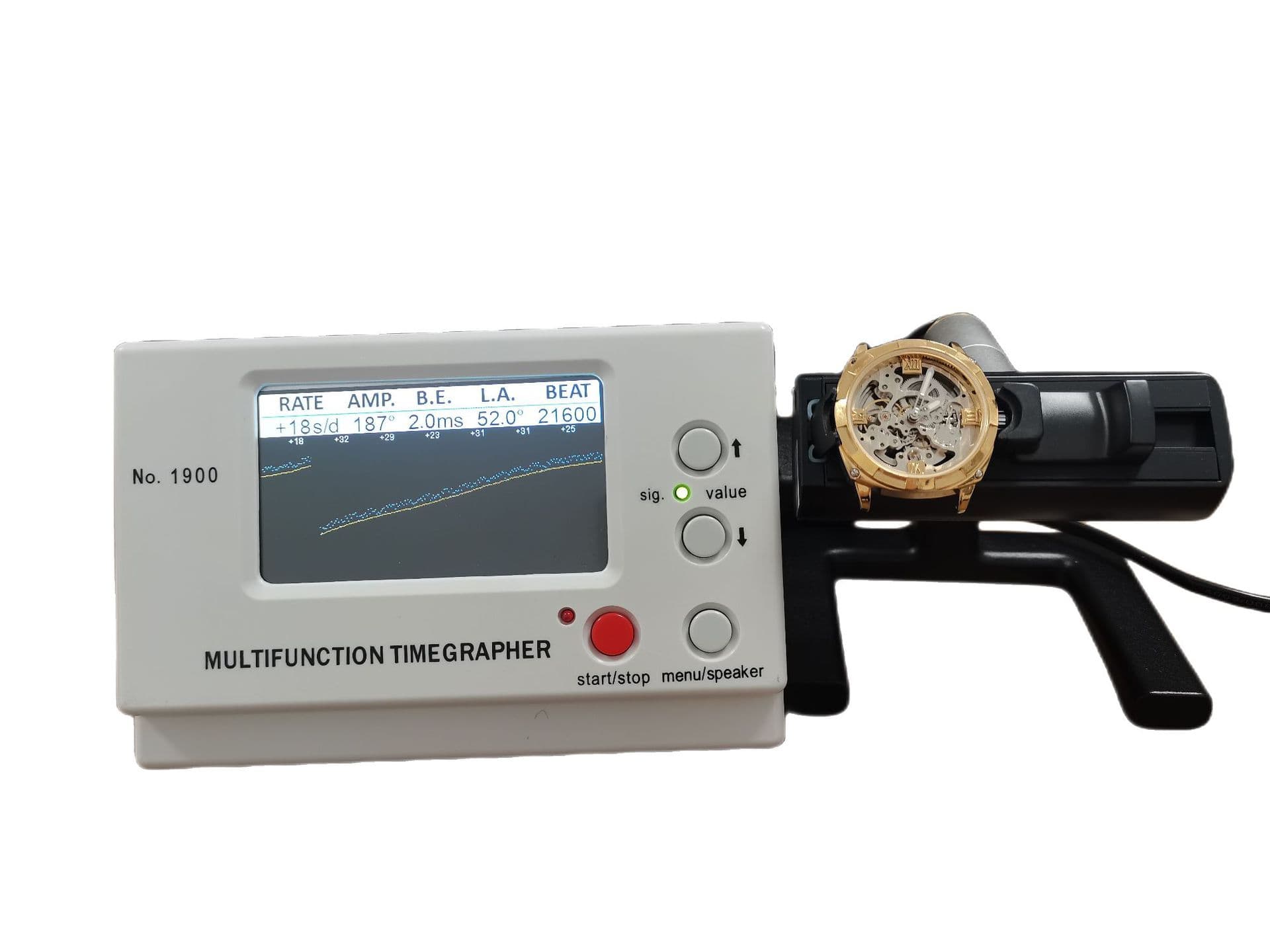 Factory direct sales of MTG-1900 multi-functional mechanical watch calibrator/wire punching machine (Chinese and English versions)