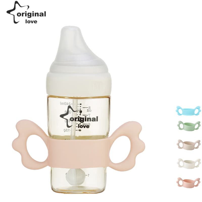 Cross-border exclusive bottle handle, Hagen accessory handle, wide-neck silicone angel armrest, Hegen bottle