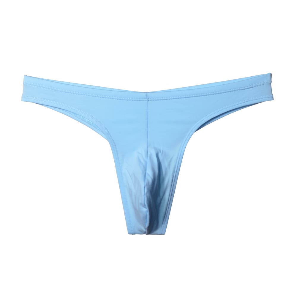LoDanve's new European and American style low-waisted cotton U-shaped underwear for men, sporty thong briefs/thongs, seamless pouch underwear.