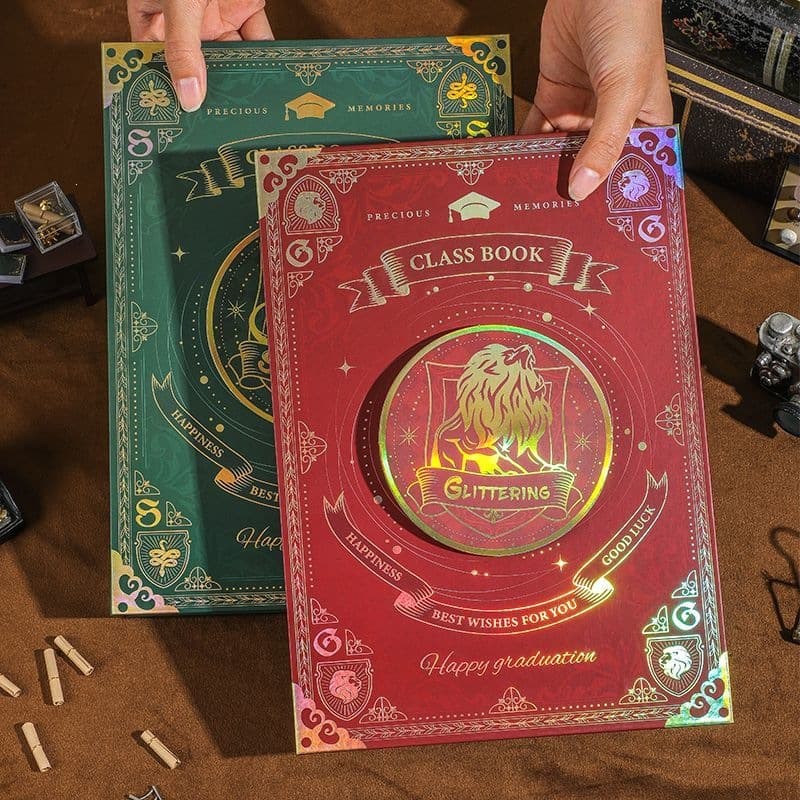 Harry Potter Yearbook High-Quality Design for Elementary 6th Grade and Middle School Graduation Memory Book with Loose-Leaf Pages
