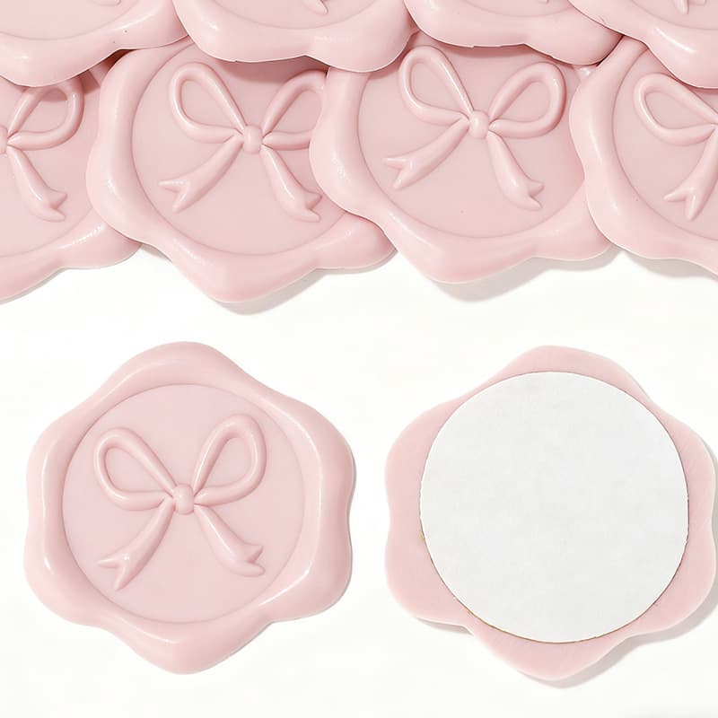 Wax Seal Stamp Wax Label 3D Embossed Envelope Closure Sticker Wax Seal Coin Love Letter Invitation Self-Adhesive Wedding Wax Sheet