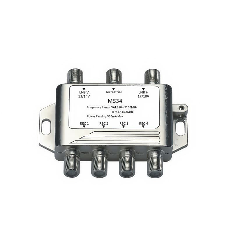 3*4 Satellite Multiswitch TV Signal Multi-Switch 3-in-4-out MS34