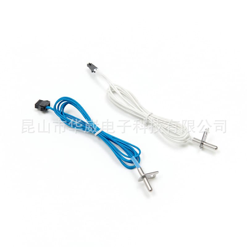 Custom NTC Thermistor Temperature Probe Sensor with Thermocouple Compatibility