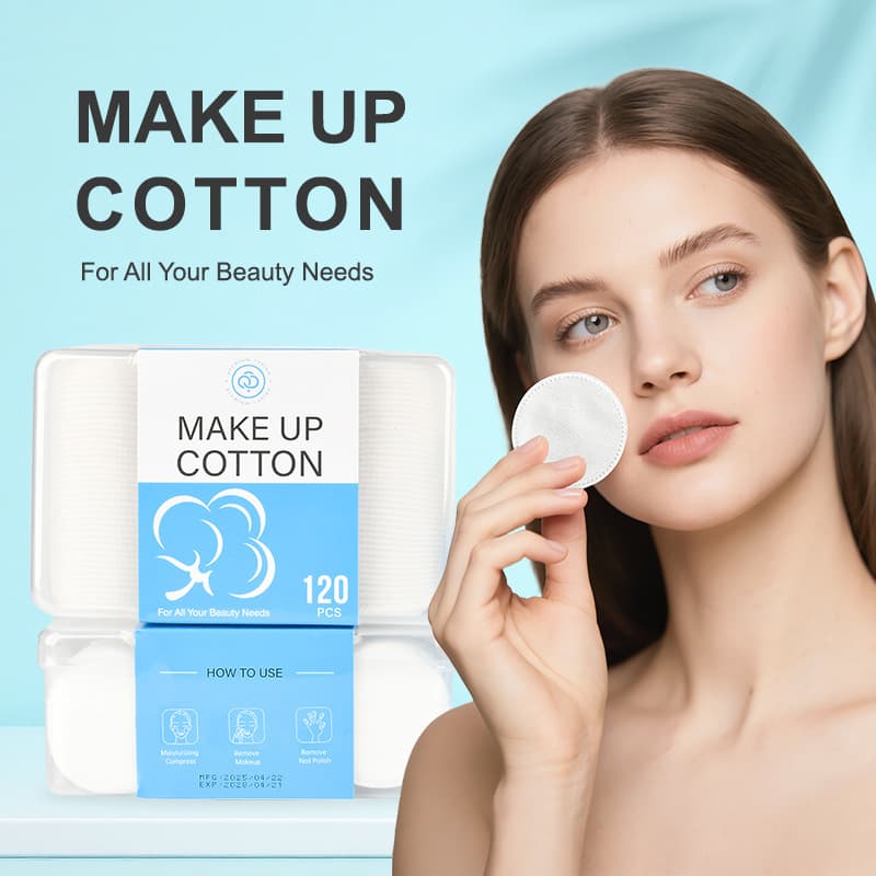 Cross-Border round Cotton Pads Cosmetic Cotton Remover Pads in Box Customizable Chinese Manufacturer Beauty And Health
