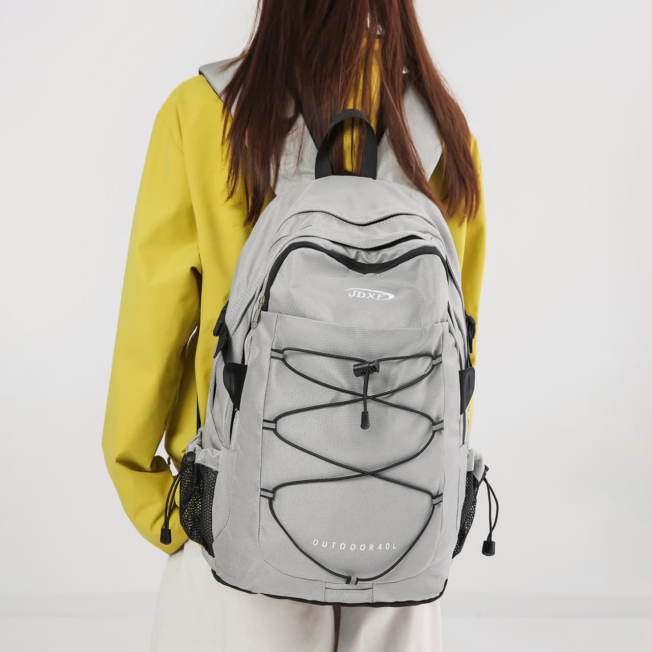 Large Capacity Travel Backpack Unisex Business Trip Lightweight High School Student Stylish School Bag