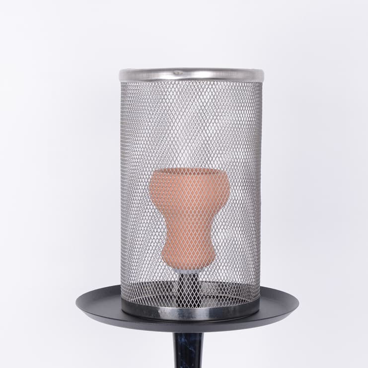 Hookah windshield stainless steel hookah accessories silver metal windshield shisha hookah