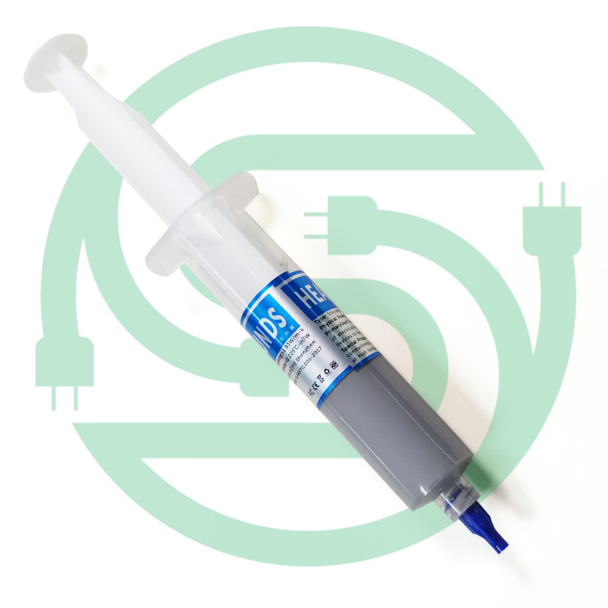 Ready stock thermal conductive heat dissipation silicone high temperature resistant syringe type heat dissipation silicone grease CPU graphics card thermal paste