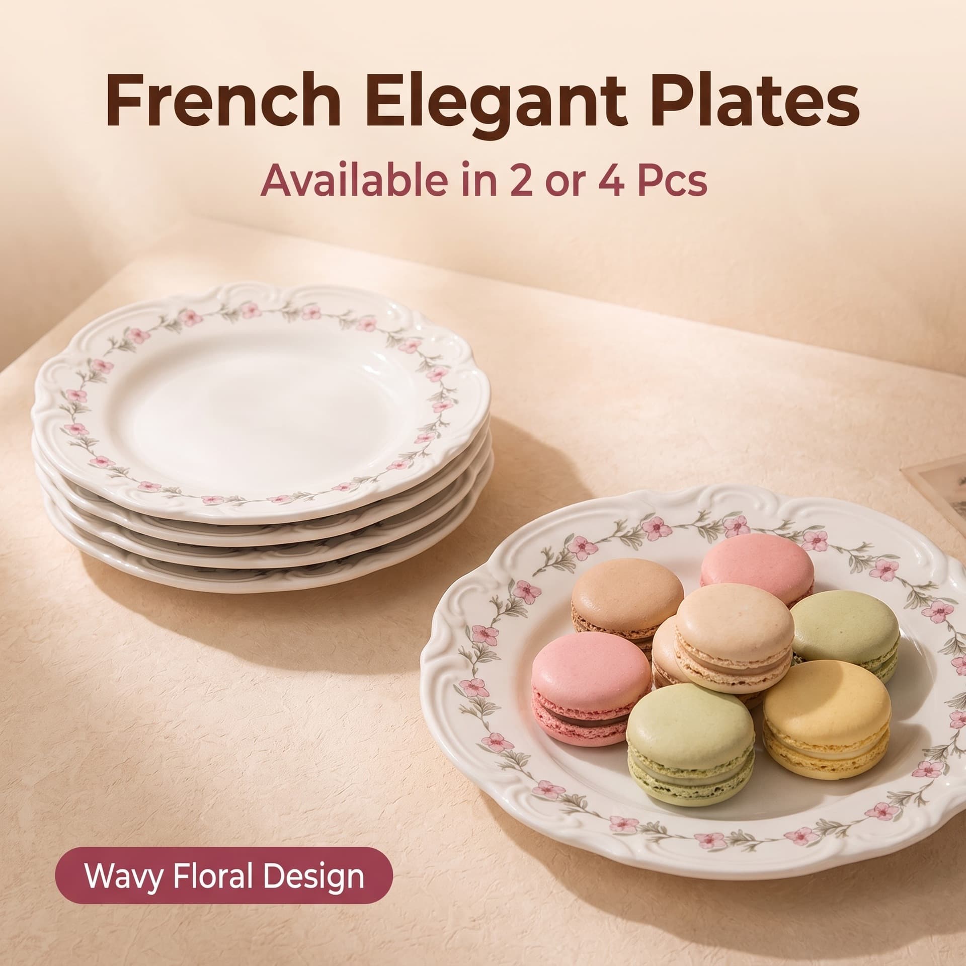 Shunxiang ceramic plate household 4-piece set light luxury cross-border one-piece dropshipping good-looking tableware plate Western food plate flat plate