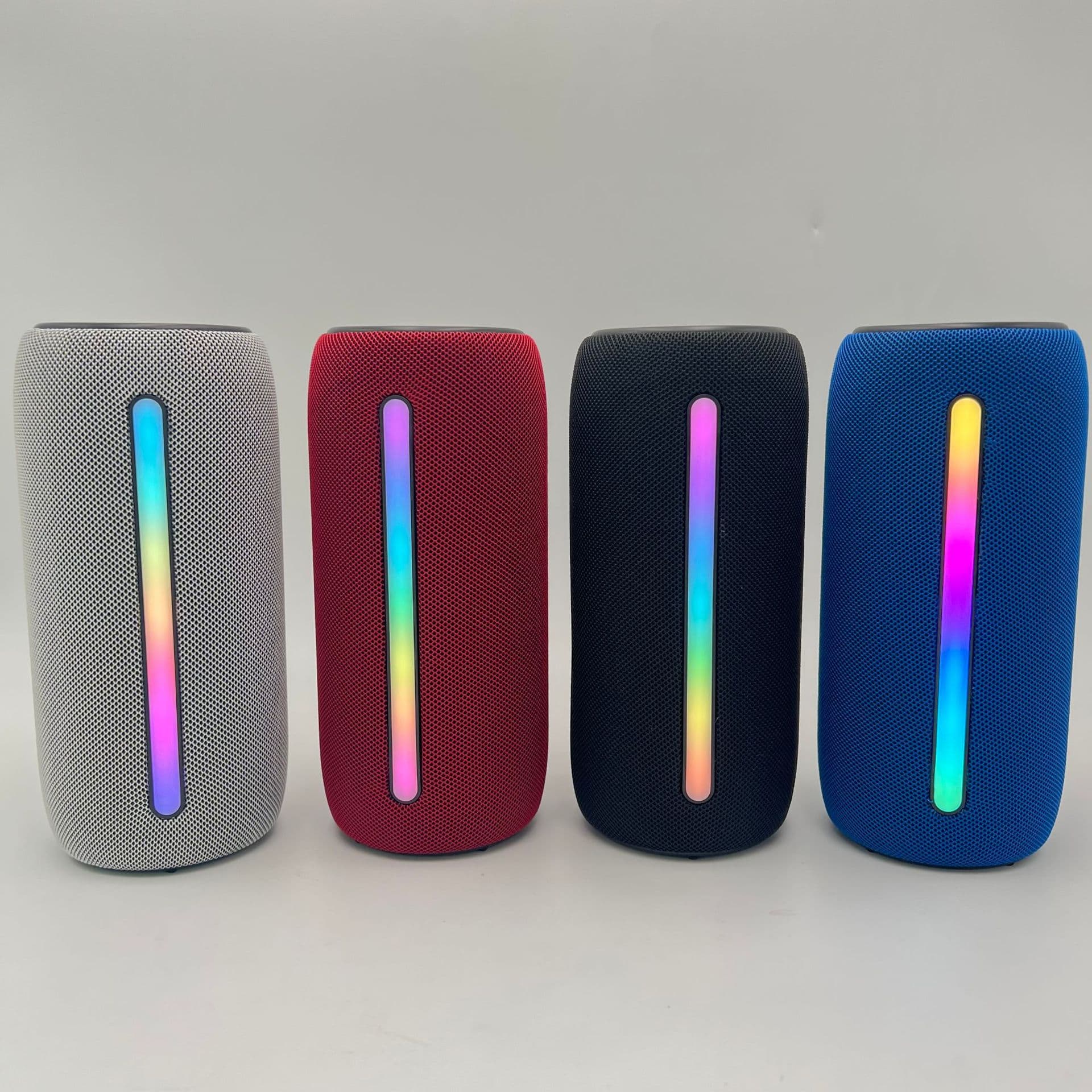 Fabric Bluetooth Speaker Portable Multifunctional Lantern Speaker Dual Speaker Subwoofer Outdoor Wireless Card Player
