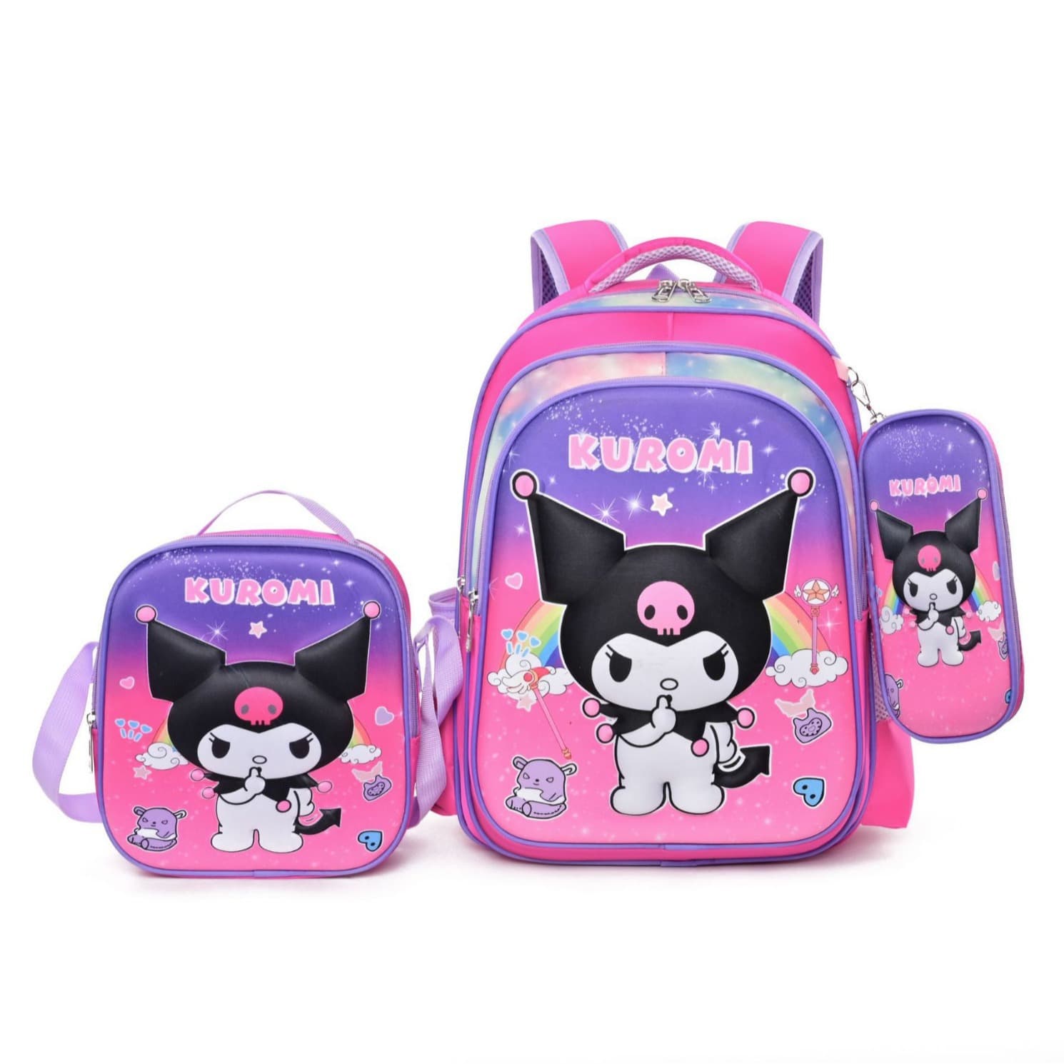Children's Primary School Backpack High Quality PU Leather Durable Water-resistant Kids Bookbag Comfortable Padded Straps