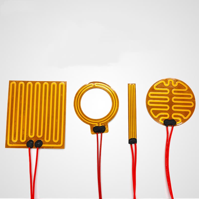 High-temperature resistant metal heating film, PI metal flexible heating pad, hair straightener curling iron polyimide PI electric heating film