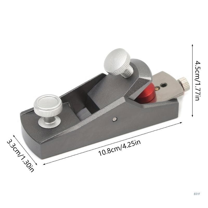 Woodworking planer mini aluminum alloy hand planer DIY carpenter tools European flat planer bottom edge woodworking trimming planer