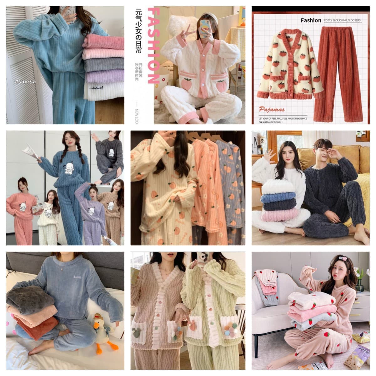Shu cotton velvet pajamas women's autumn and winter flannel warm home clothes outer wear thickened long nightgown casual cardigan suit