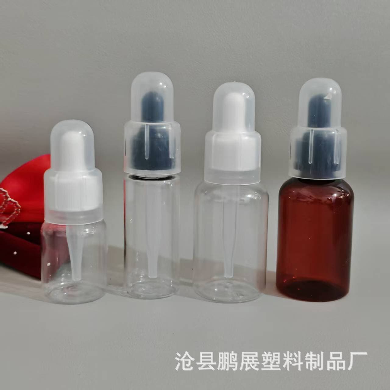 Thickened 25ml 30ml 50ml Dropper Bottle Essential Oil Bottle Bait Bottle Rubber Bulb Dropper Bottle PET Plastic Dispensing Bottle