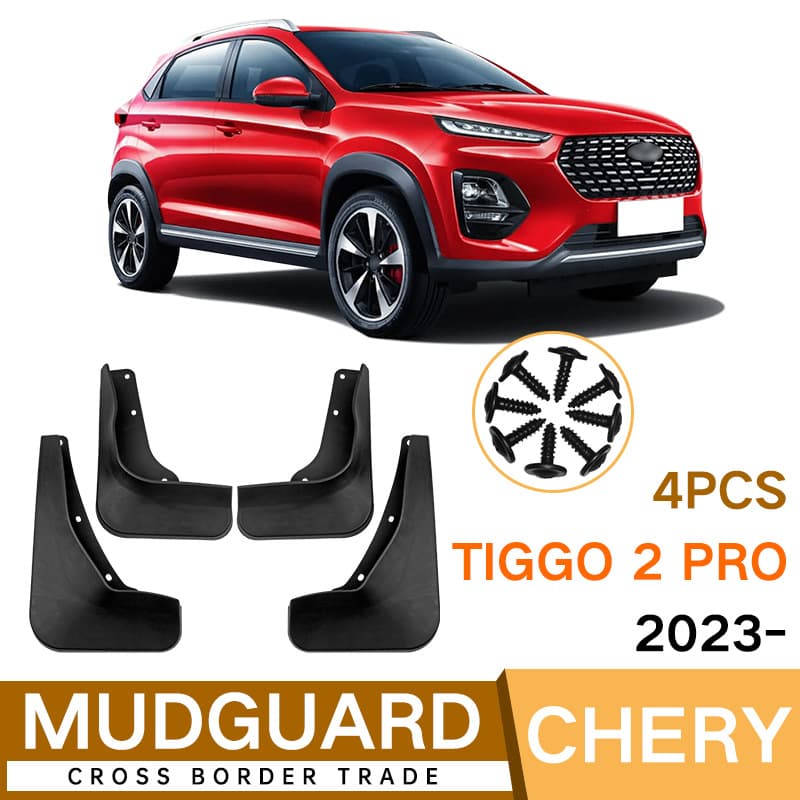 Soft Mud Flaps for Chery Tiggo 2 Pro 2023 Car Fender Mudguards for Export Cross-Border