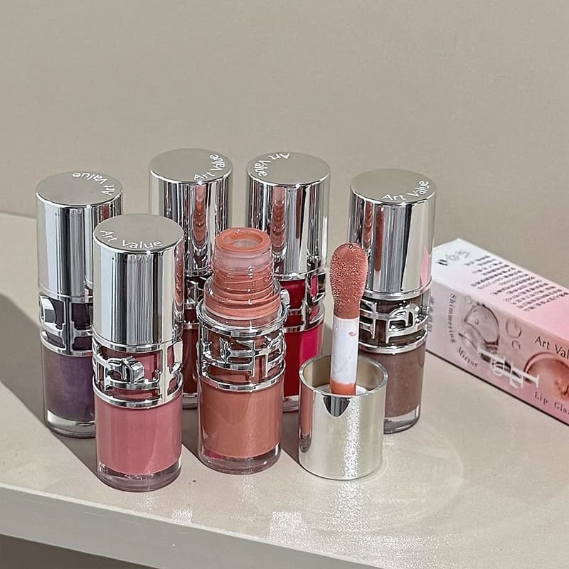 Art Value Glittering Mirror Lip Gloss Summer Watery Gloss Natural Whitening Student Affordable