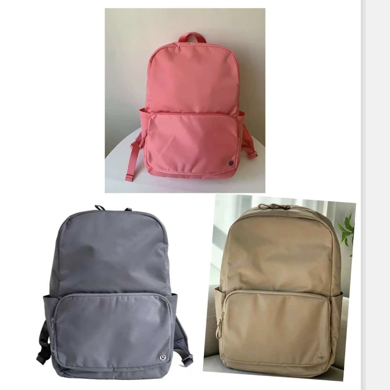 Lu LU2024 classic backpack large capacity medium 22L backpack outdoor travel backpack