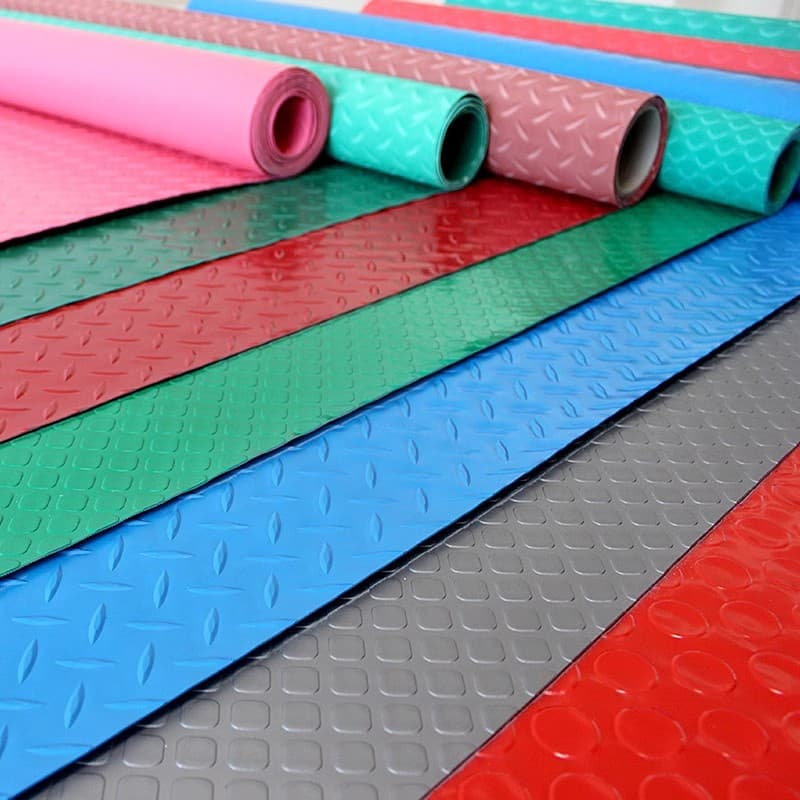 PVC Non-Slip Mat Thickened Wear-Resistant Waterproof Plastic Carpet Anti-Slip Floor Mat for Stairs Corridor Full Coverage Floor Mat