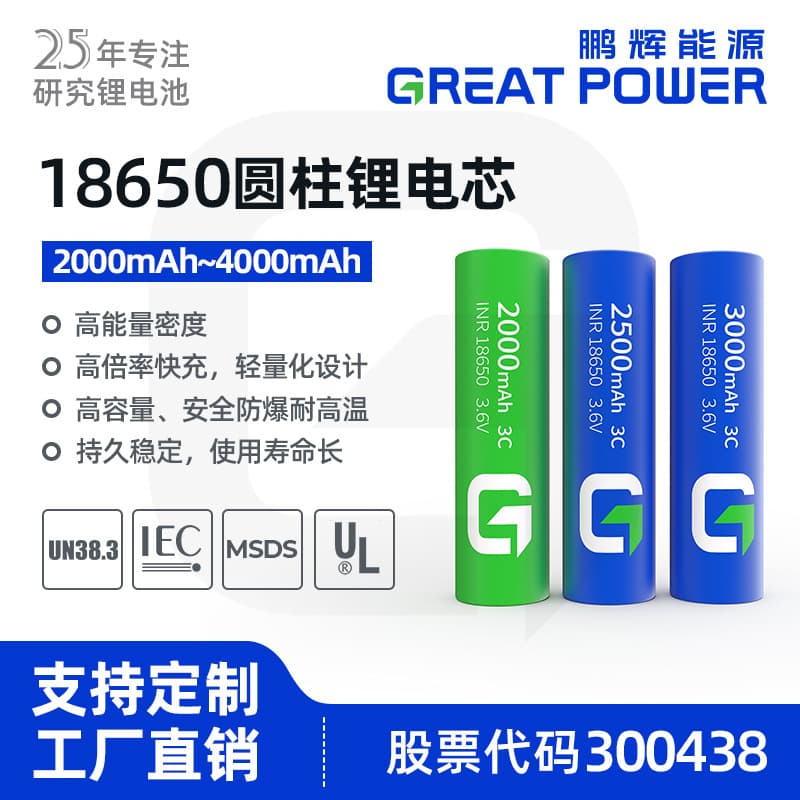 Penghui Direct Sales 18650 Lithium Battery Drone Battery Car 21700 Lithium Iron Phosphate Cell Large Cell Factory