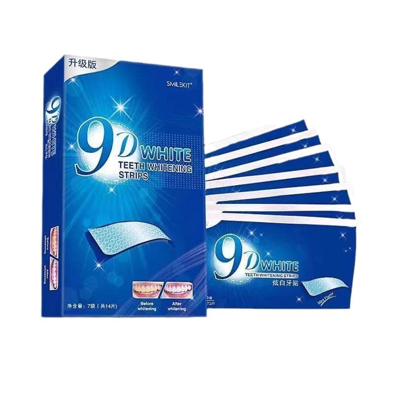 Whitening Teeth Strips 9D Teeth Strips for Yellow Teeth Removal, Bright and Shiny Teeth Strips Wholesale, TikTok Hot Selling Drop Shipping