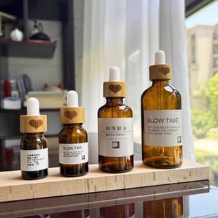 Brown Dropper Bottle 10ML Essential Oil Bottle Serum Refill Bottle 15ML Beauty Salon Mixing Bottle 30ML 50ML 100ML