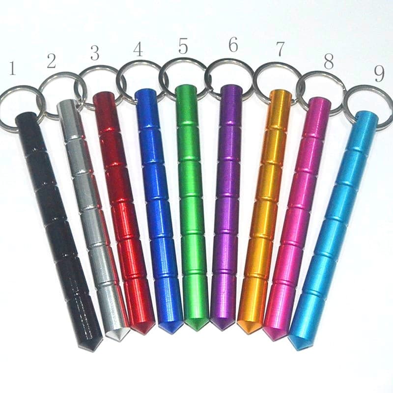 Tactical Pen Outdoor Self-Defense Anti-Wolf Tool Defense Stick Keychain Stick Pen-Shaped Stick Pointed and Flat Head Anti-Wolf Stick