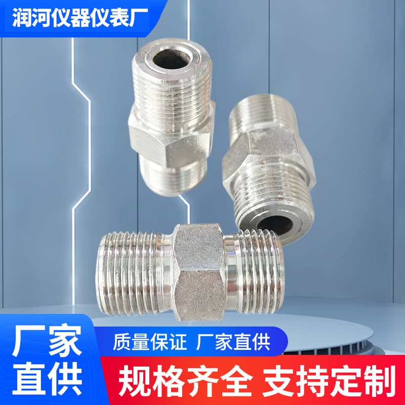 Stainless steel and carbon steel threaded connectors, hexagonal threaded male thread, precision cast male thread plumbing fittings, threaded connectors wholesale.