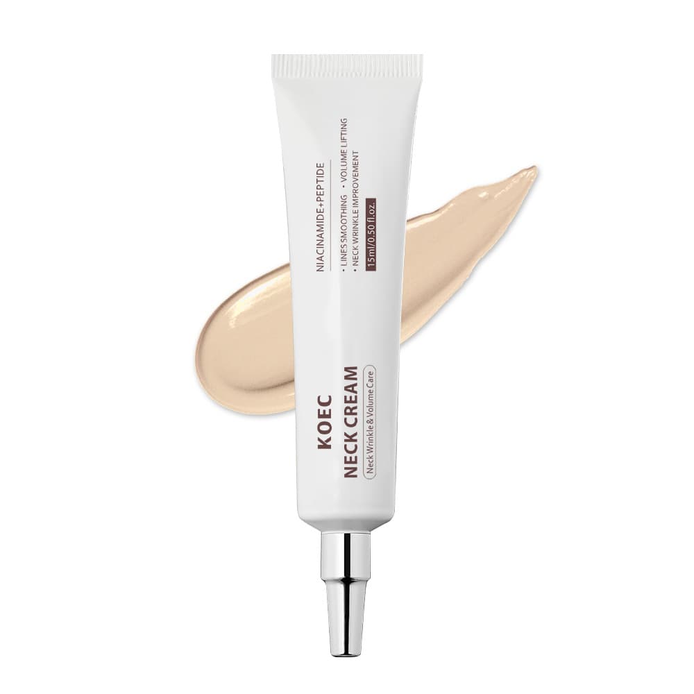 KOEC Cross-Border Multi-Peptide Neck Cream 15ml Bestseller Spicule Firming & Lifting Neck Cream