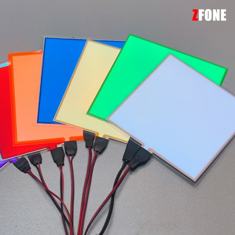 Cuttable EL Light Sheet Ultra-Thin Light Panel LED Cold Light Sheet USB 3V Battery Box Version