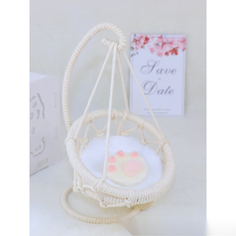Doll Hanging Chair Handwoven Hammock Swing for Dolls Cotton Doll Hammock Free Shipping for One Piece, Discounts for Bulk Orders