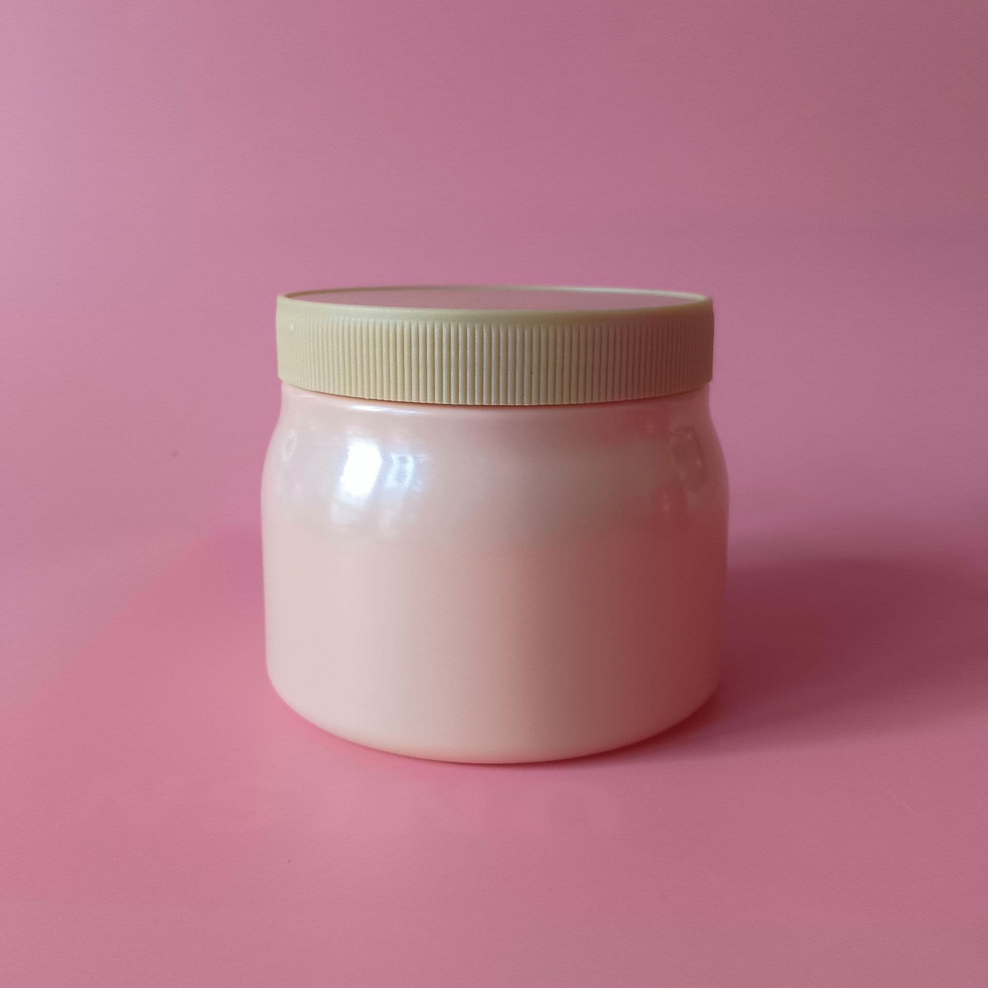 89-tooth 500ml Hair Mask Jar, Wide Mouth Body Lotion Face Cream Conditioner Cross-border Wax Bottle Cosmetic Packaging
