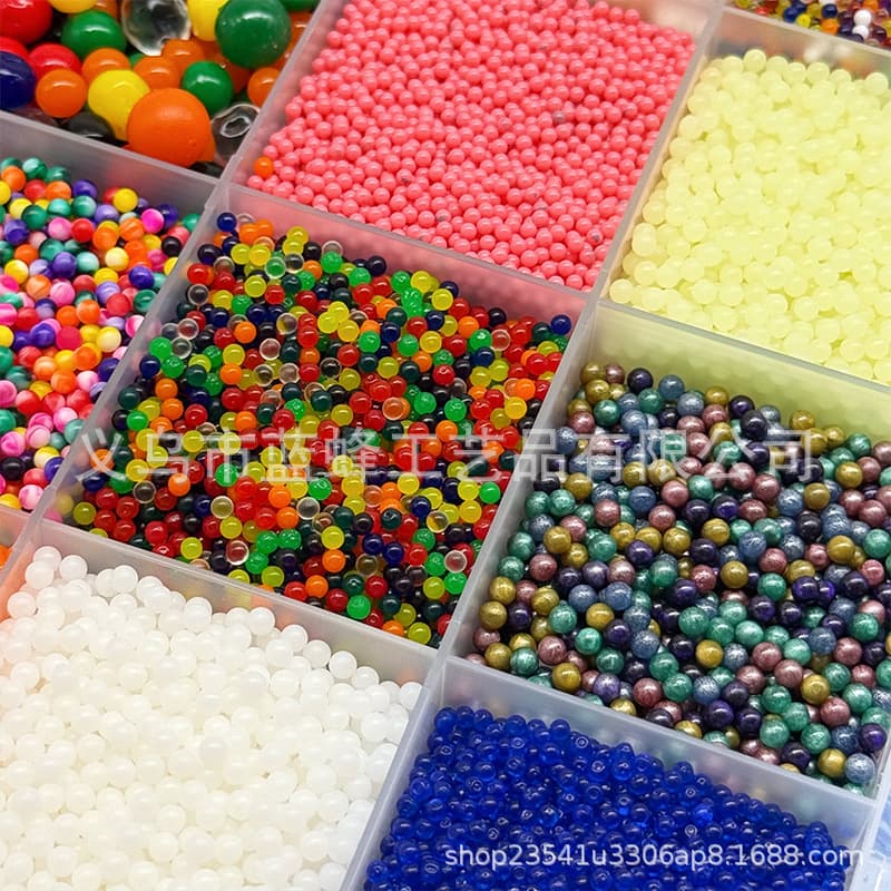 10g Water Beads Bagged Expanding Balls, Glow-in-the-Dark Balls, Dragon Balls, Rich Balls, Sponge Balls, Patterned 7-8mm Water Gel Beads