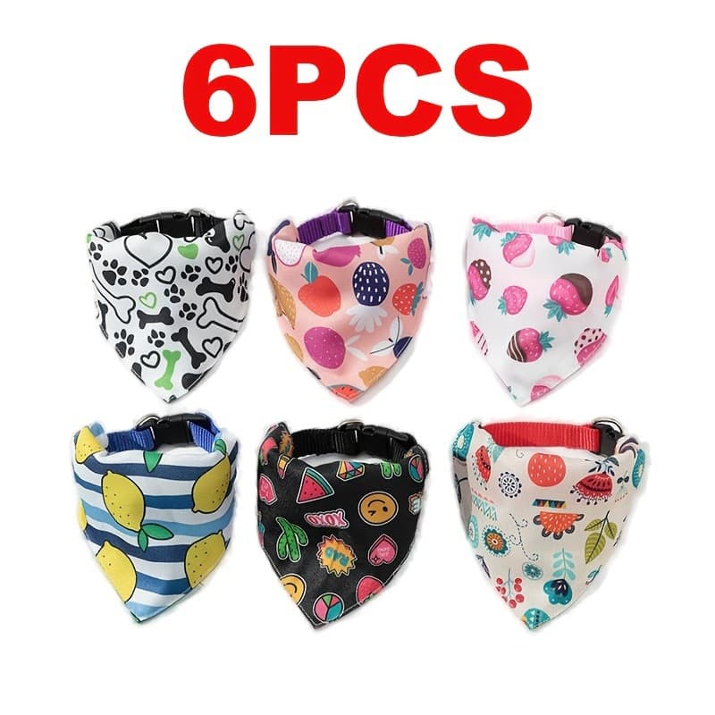 2026 New Cross-border Drop Shipping Adjustable Pet Triangle Bib Dog Collar