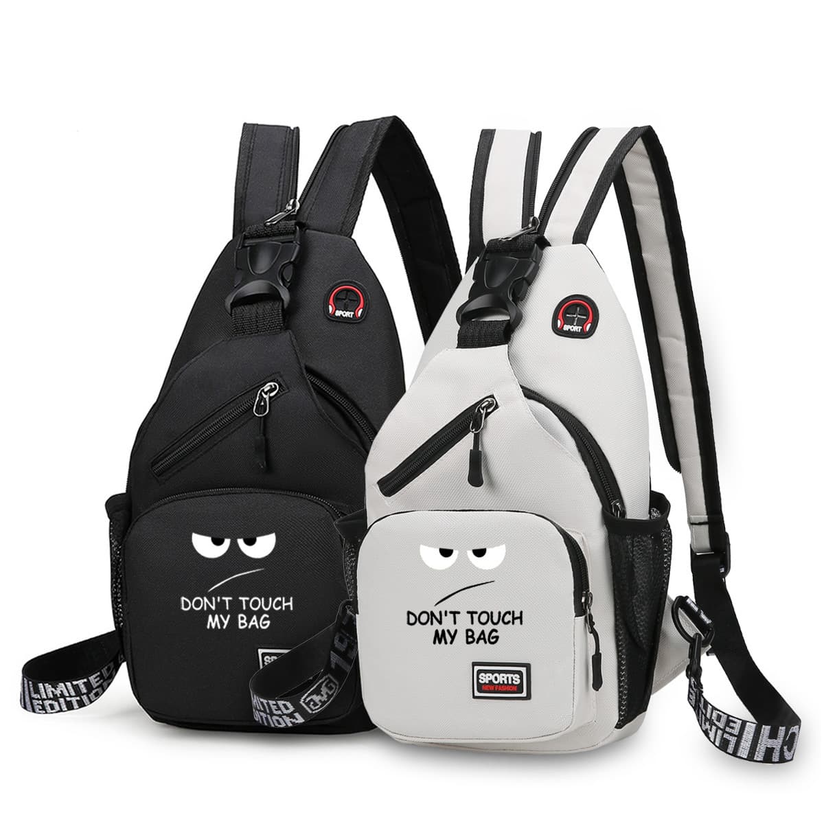 Wholesale new trendy and cool multifunctional men's chest bag, fashionable cycling backpack, travel bag that can also be converted into a women's shoulder bag