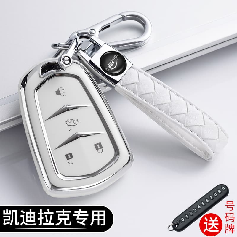 High-quality key case for Cadillac XT5 CT5 XT4 XTS ATSL CT6 XT6 CT4, suitable for men and women, with premium buckle