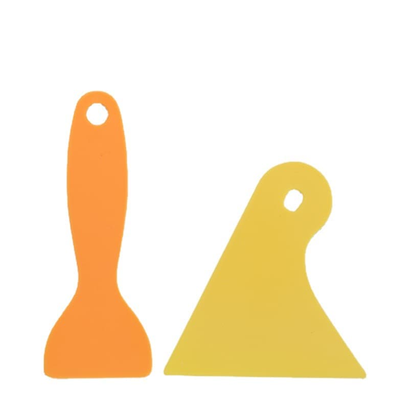 [Factory Direct] Special Yellow Glue Squeegee for Car Film, Wholesale Plastic Grout Scraper, Strong and Non-Damaging to Film