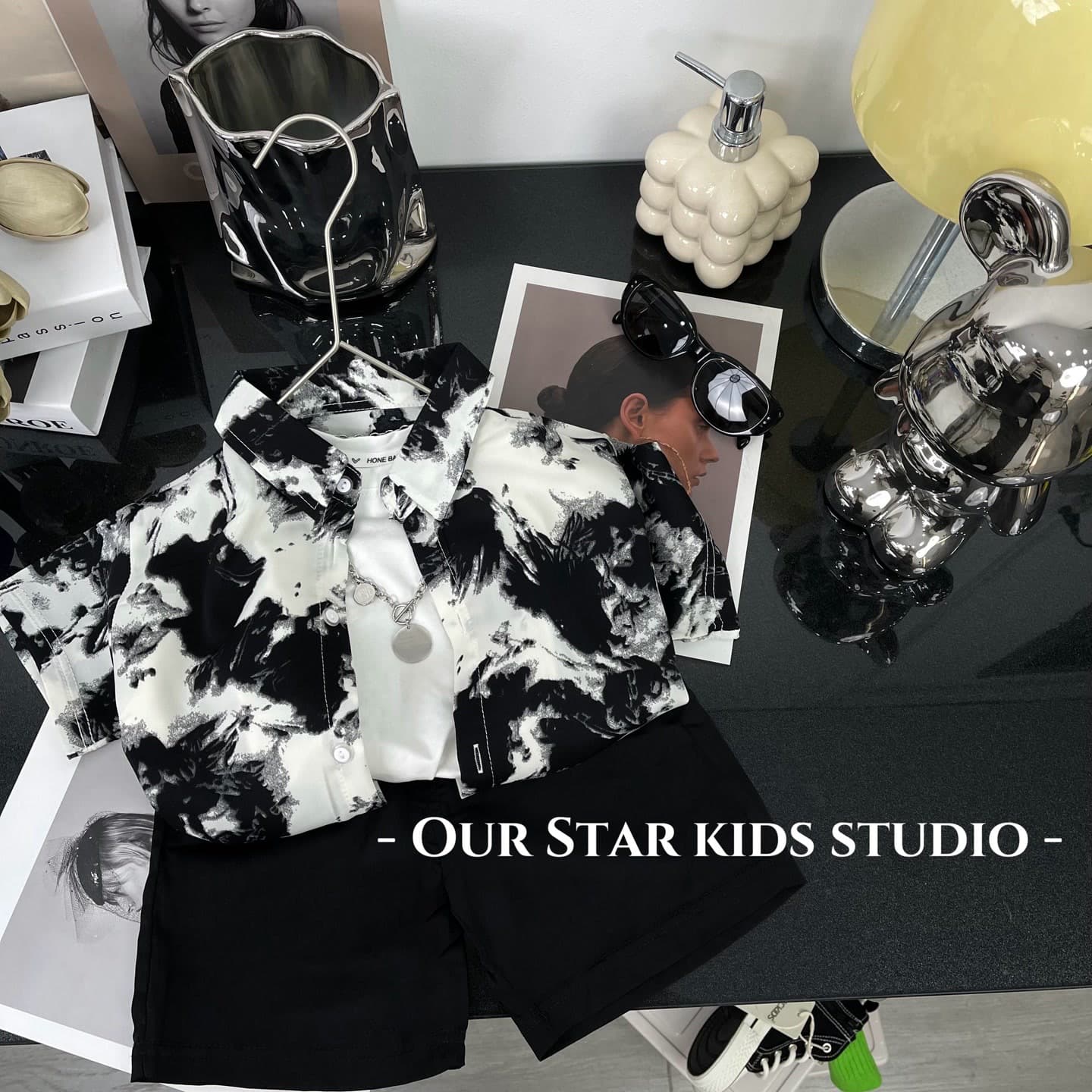Kids Summer Boys Trendy Cool Cost-Effective Shirt Set Fashionable Kids Vacation Style Shirt and Shorts Children's Clothing