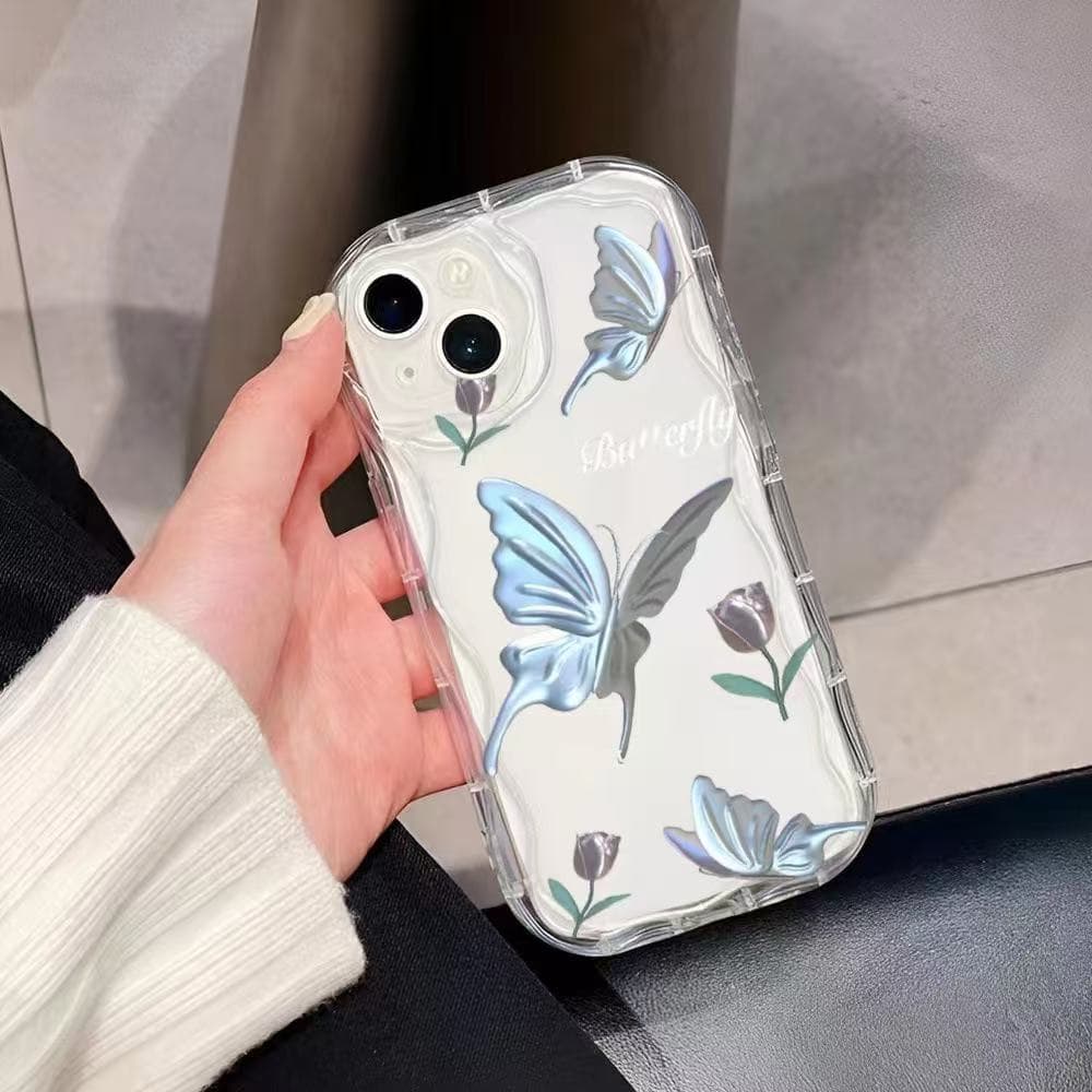 Cool Butterfly Full Coverage Case for iPhone 16, 15, Apple 14 Pro Max, 13/12 Pro, Cute 11 XS