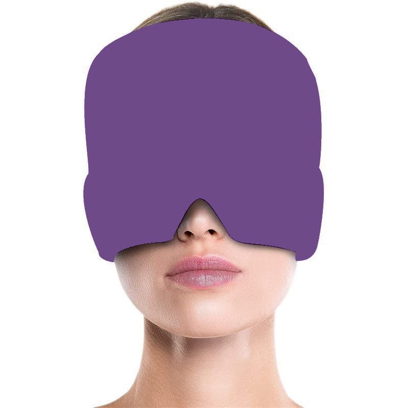Migraine Relief Hat Gel Eye Mask Ice Head Wrap Cold Compress Cooling Hot and Cold Therapy Migraine Relief Cap