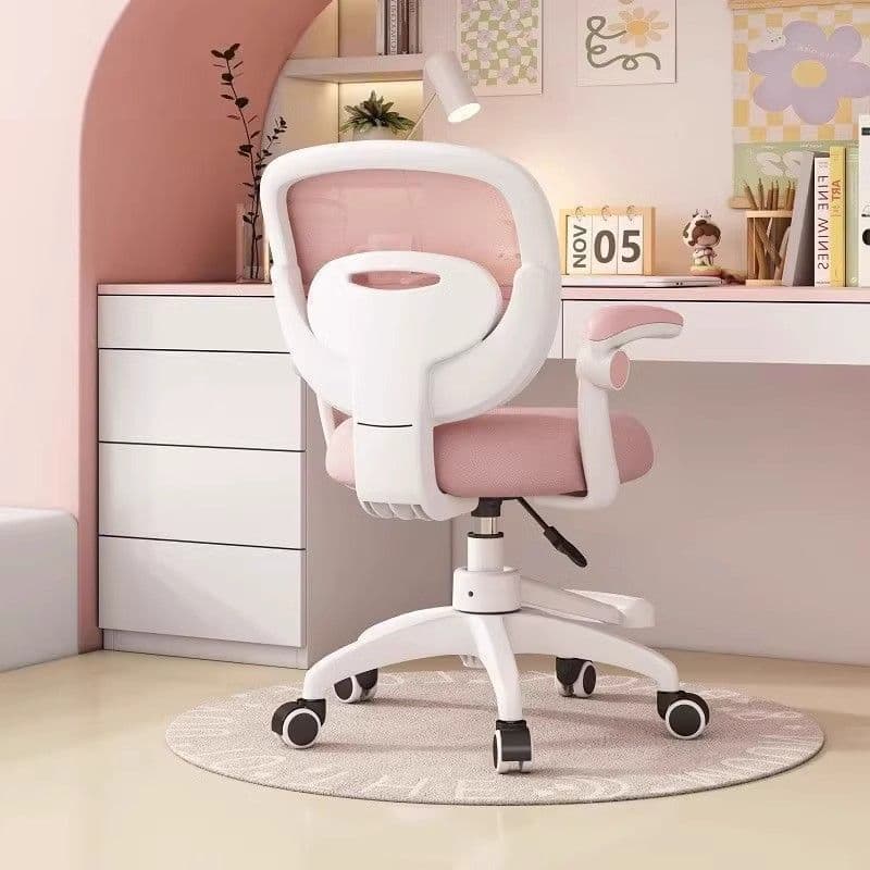Study Chair for Students, Writing Chair, Home Desk Chair, Height-Adjustable Homework Chair, Comfortable for Long Sitting