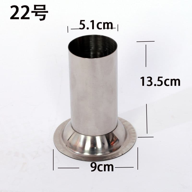 32 Meat Grinder Rice Cake Output Stainless Steel Accessories Mold 22 Funnel Universal Large Diameter Rice Cake Machine Parts