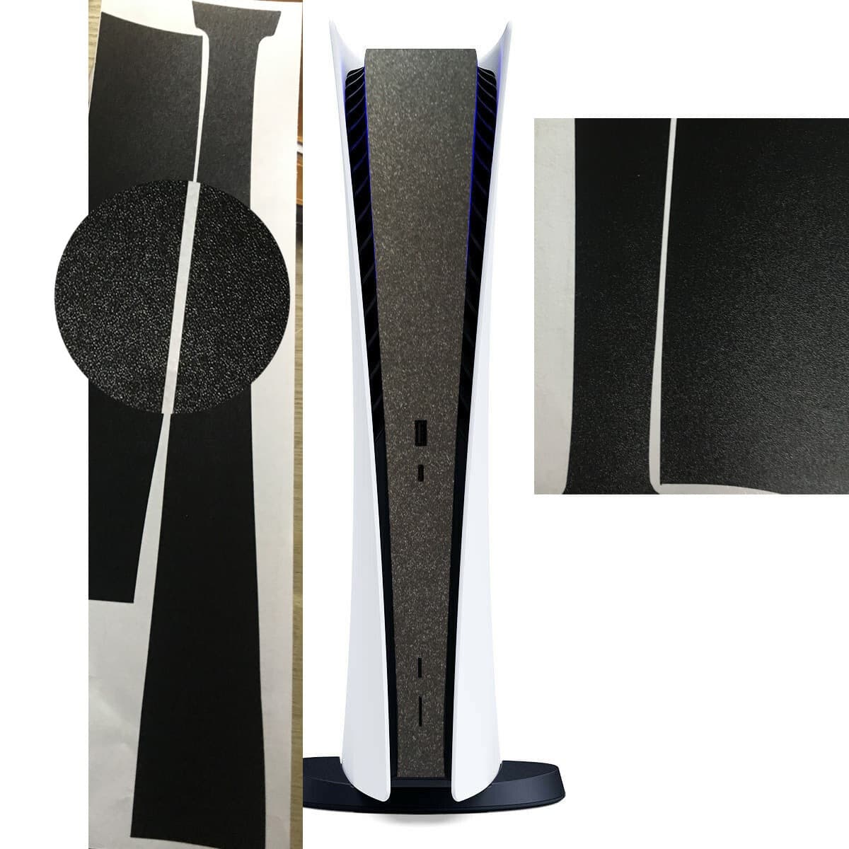 ps5 console middle sticker side console strip matte black body protective sticker optical drive digital universal medium