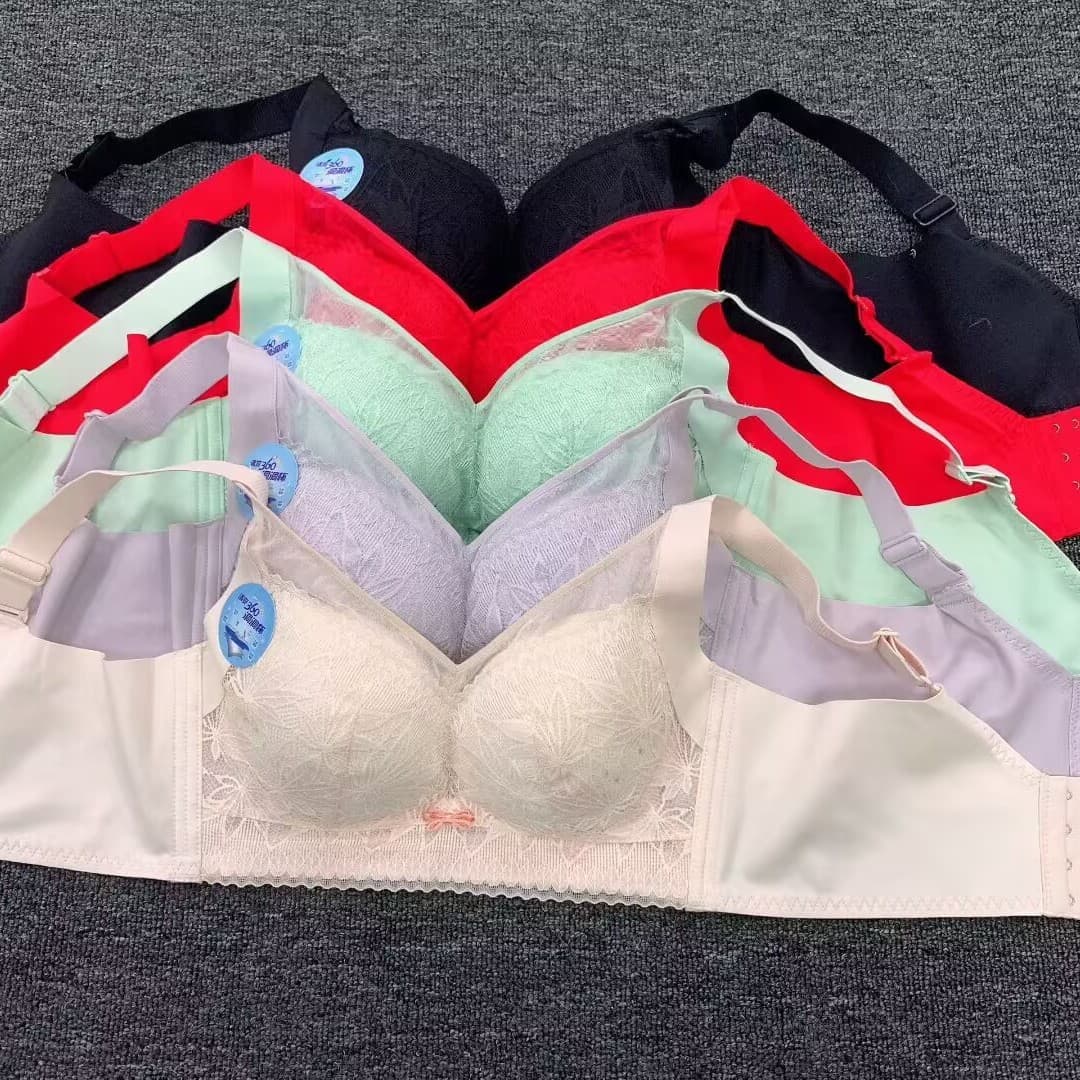 946# Size 36-42 Anti-Wardrobe Malfunction Mesh Cup Bra, Side Boob Coverage, Back Beauty, Lift and Gather Women's Underwear