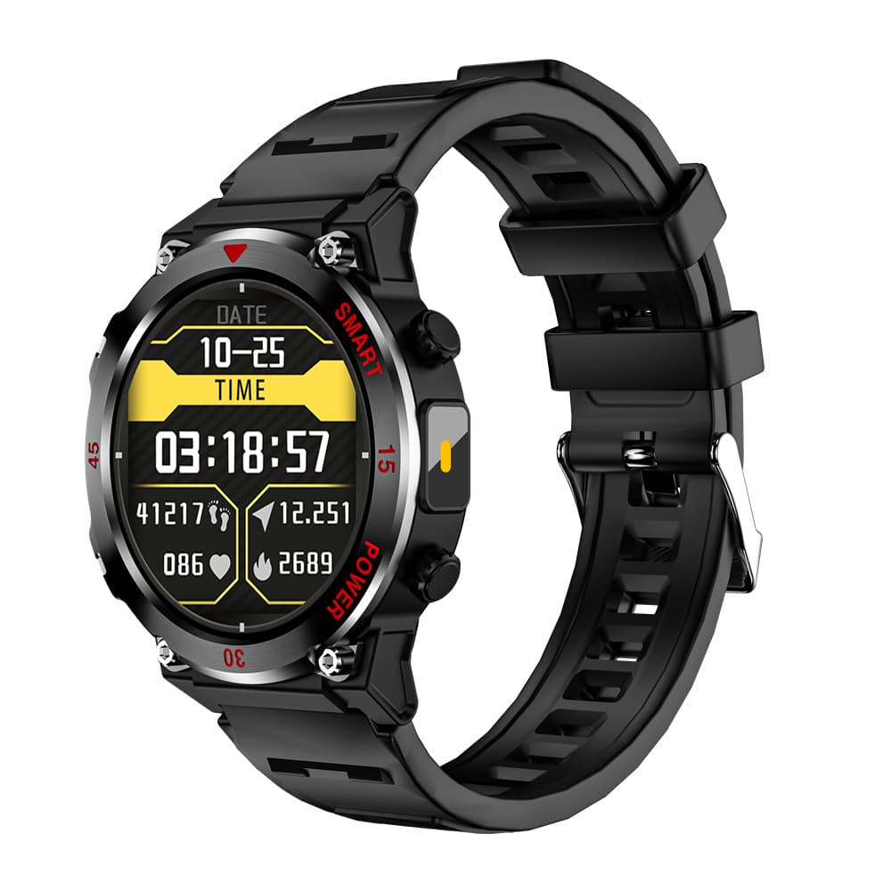 Cross-border new GT11 smart watch, round screen, Bluetooth call, sports pedometer, smart island, raise wrist, bright screen flashlight