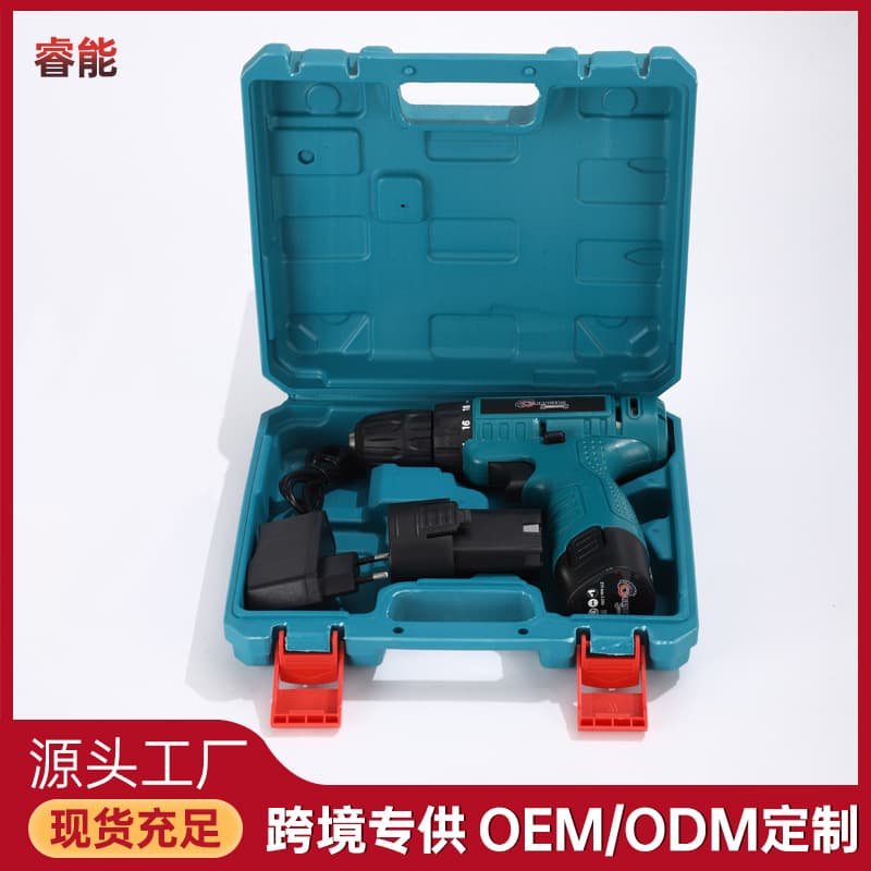 Cross-border multi-functional household rechargeable screwdriver, lithium-ion drill, portable cordless electric drill manufacturer wholesale
