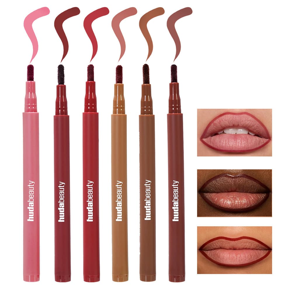 Huda Beauty LIP CONTOUR LIP STAIN Lip Liner Lip Glaze Matte Lip Color Huda Beauty