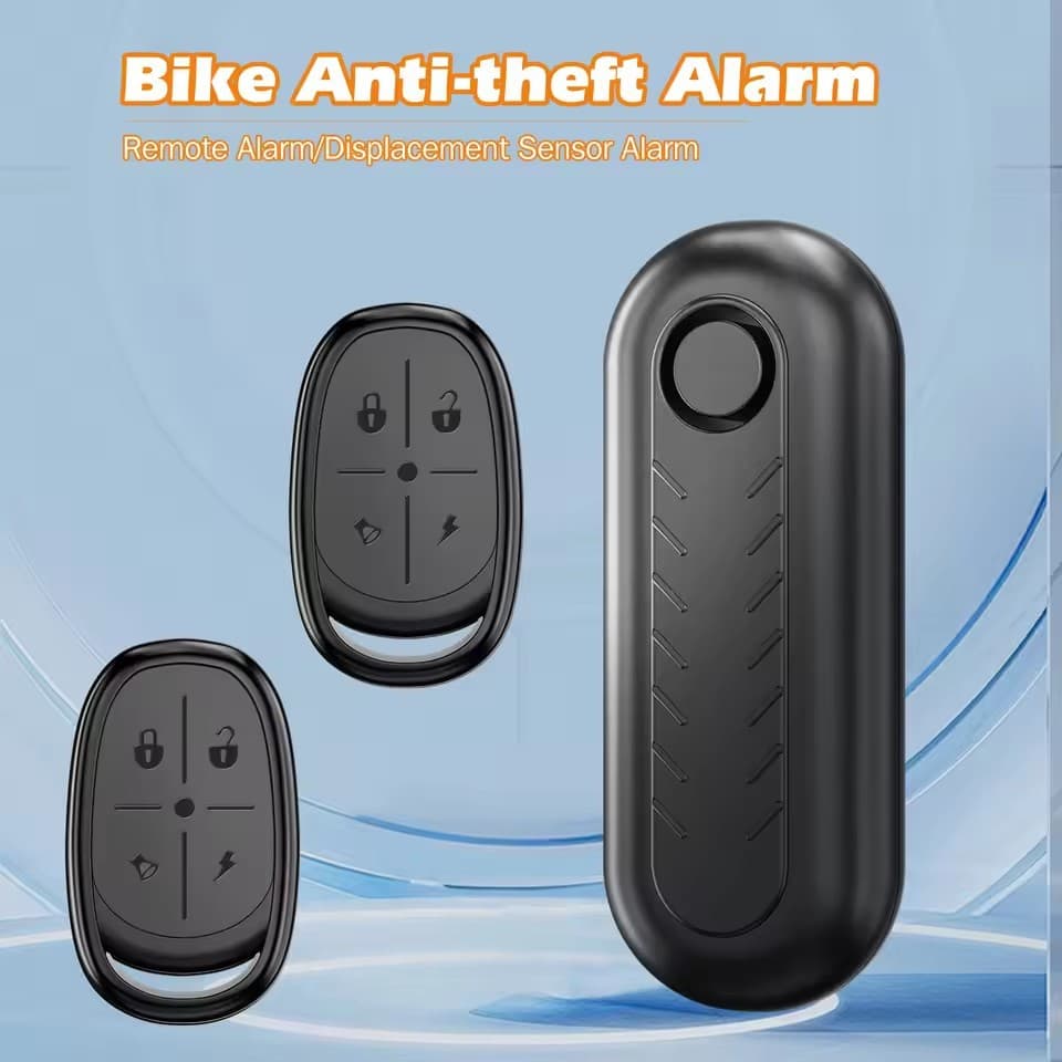 Dual remote control arm vibration detection motorcycle electric bicycle alarm anti-theft alarm vibration detection alarm